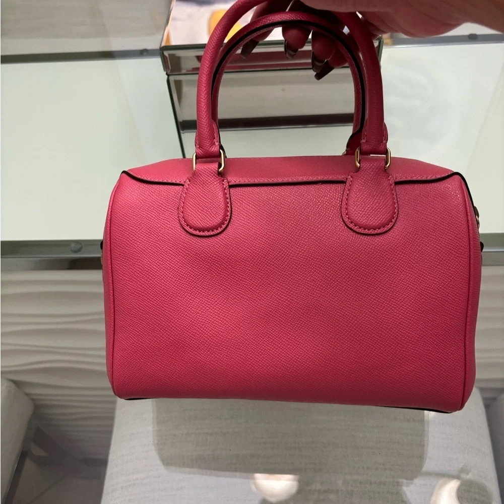 Authentic Coach Pink Mini Bennett/Excellent Condition - Picture 4 of 10